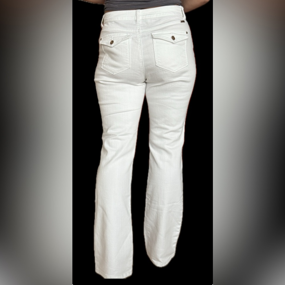 Ice Women's White Flare Jeans